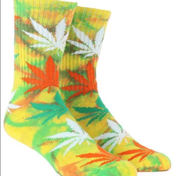 2 Pair Huf Plant Strains Socks - New With Tags - Picture 6 of 7